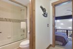 Lodges 1120- Third Bathroom with Shower Tub Combo